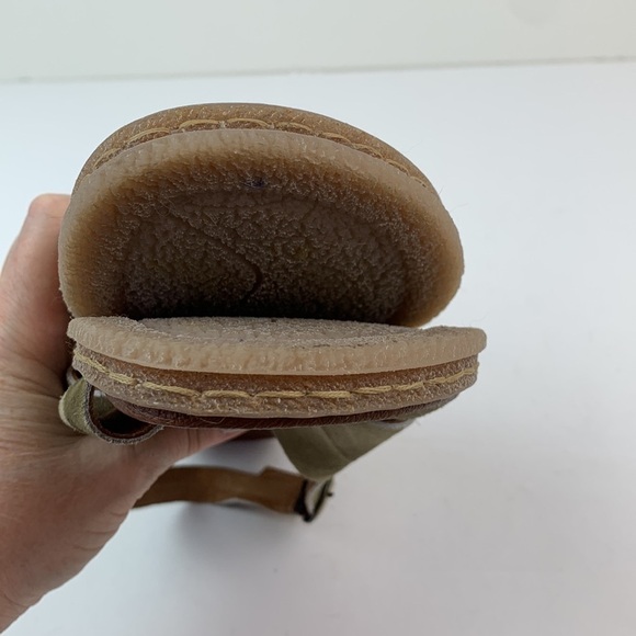 BORN CARAH Sandal Natural Clay, Suede with leather footbed rubber no slip sole - Picture 7 of 9